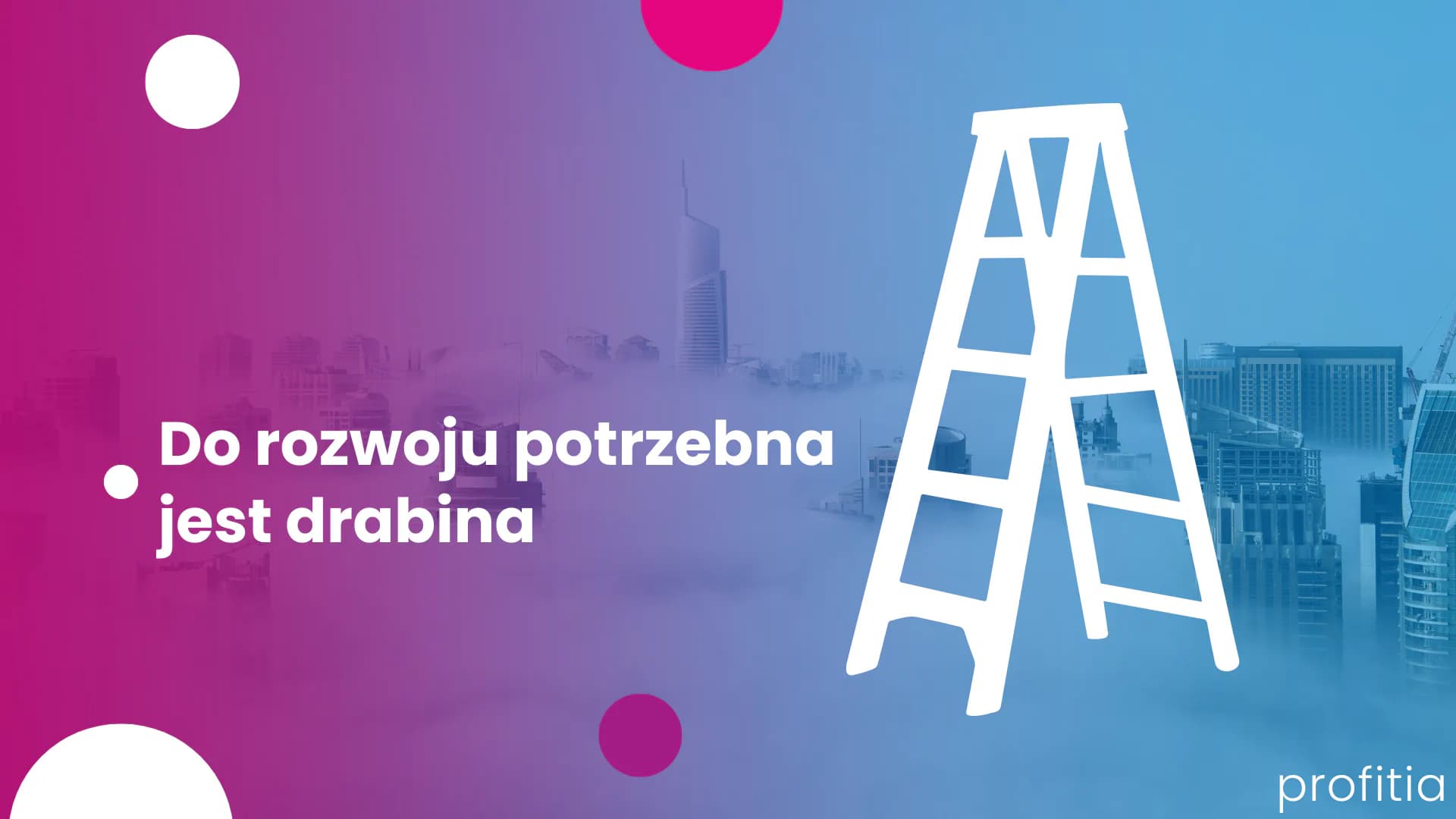 Do rozwoju potrzebna jest drabina